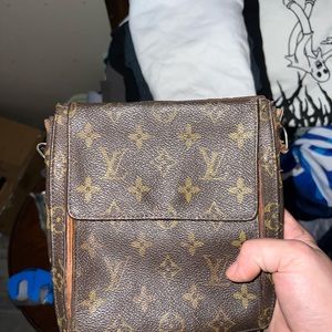COPY - LV worn and torn bag repurpose